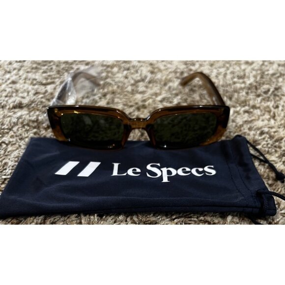 Le Specs Accessories - NEW ~ Le Specs Dynamite/2352261 - Tobacco - Rectangular Sunglasses